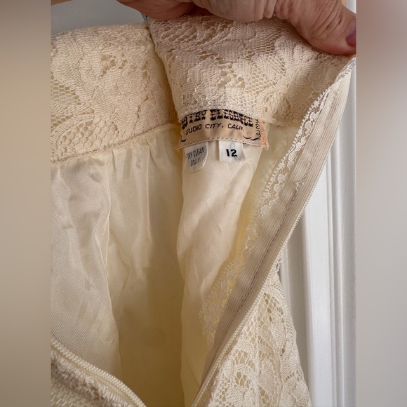 Rare Susan Lanes Country Elegance Wedding Ivory Lace Flowers Blouse / Skirt Set - Picture 12 of 15